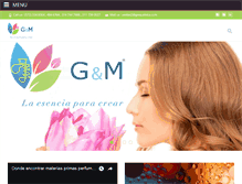 Tablet Screenshot of gmquimica.com